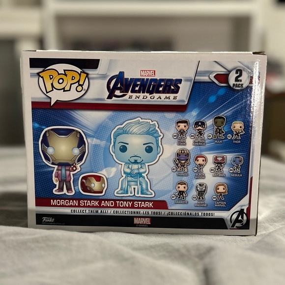 Morgan and Tony Stark Funko Pop! - Marvel Avengers: Endgame - Picture 2 of 3